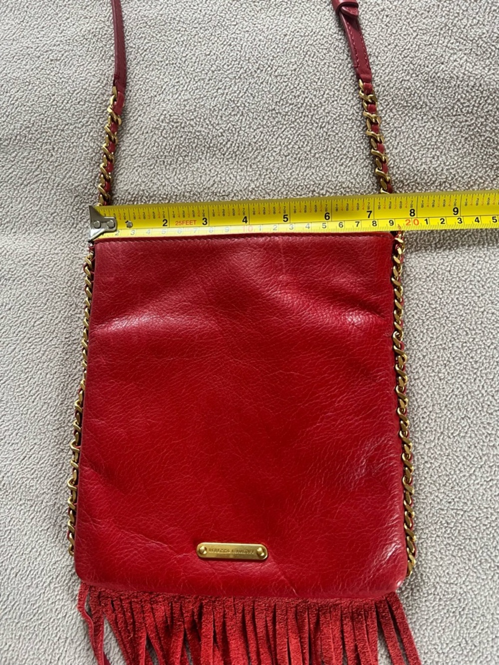 Rebecca Minkoff Carly North South Fringe Crossbody - Picture 8 of 11